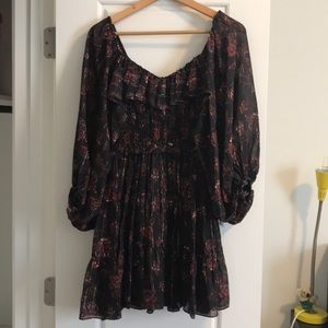 Ulla Johnson Off shoulder floral dress